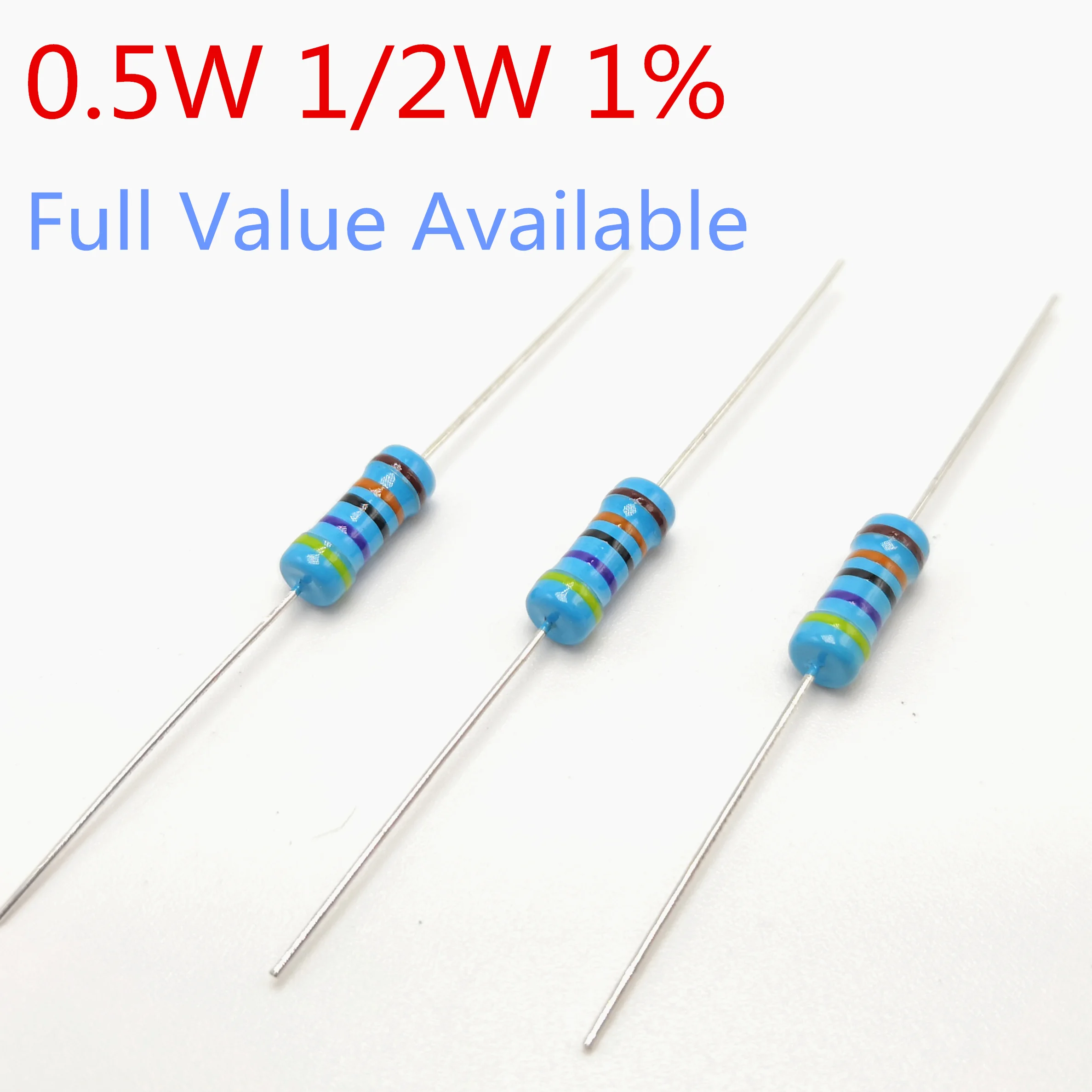 30~100pieces 1/2W 5.6 ohm 1/2W 1% Radial DIP Metal Film Axial Resistor 5.6ohm 0.5W 1% Resistors
30~100pieces 1/2W 5.6 ohm 1/2W 1% Radial DIP Metal Film Axial Resistor 5.6ohm 0.5W 1% Resistors