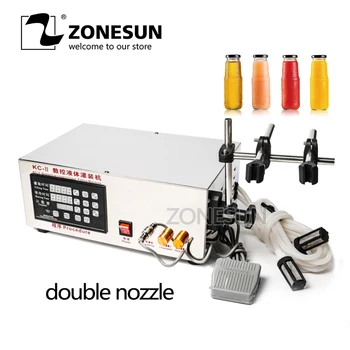 ZONESUN 5-3500ml Double Head Water Softdrink Liquid Filling Machine With Digital Control GRIND Filler
ZONESUN 5-3500ml Double Head Water Softdrink Liquid Filling Machine With Digital Control GRIND Filler