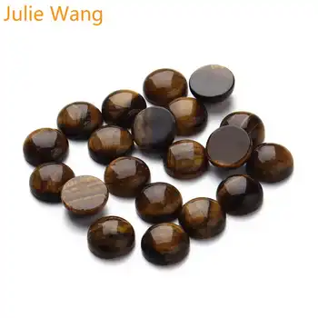 Julie Wang 10pcs 14/18mm Brown Stone Flatback Cabochons High Quality Necklace Earrings Bracelet Jewelry Making Accessory 
Julie Wang 10pcs 14/18mm Brown Stone Flatback Cabochons High Quality Necklace Earrings Bracelet Jewelry Making Accessory