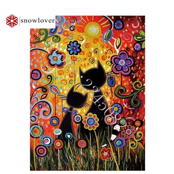 Snowlover beads Needlework DIY bead Cross stitch Embroidery stitch Precise Printed painting portrait Pattern Love kitten 09
Snowlover beads Needlework DIY bead Cross stitch Embroidery stitch Precise Printed painting portrait Pattern Love kitten 09