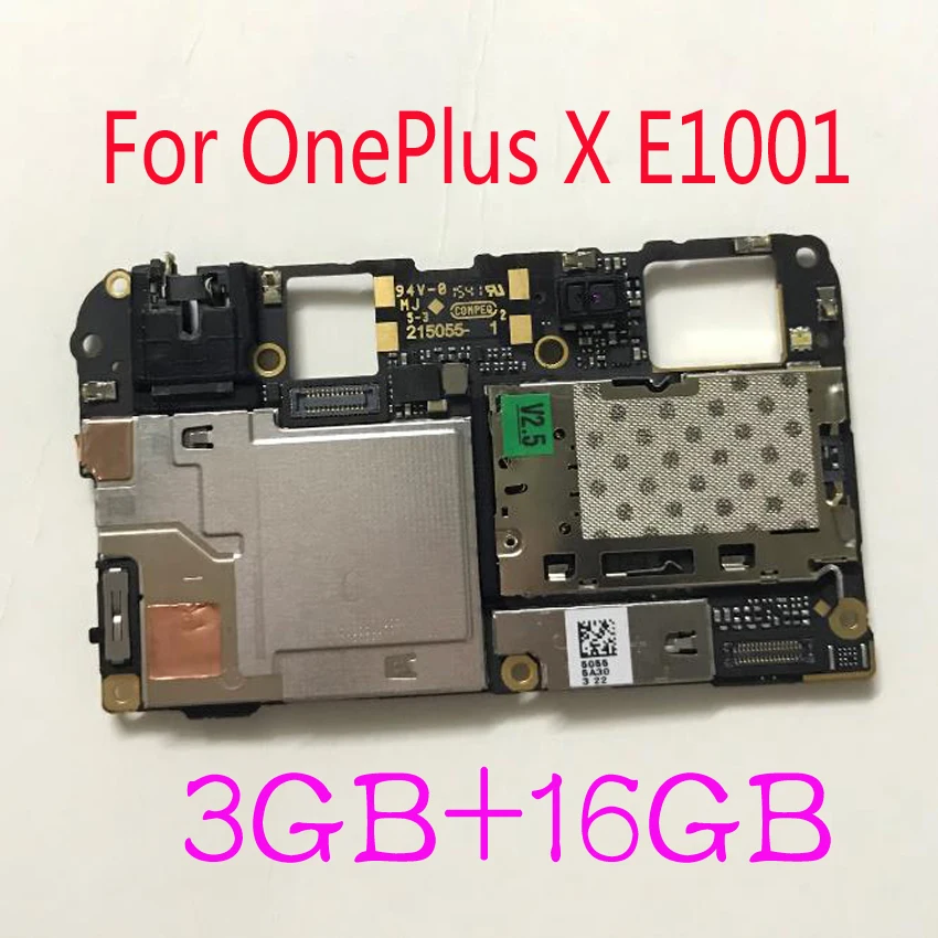 Full Working Original Unlocked Motherboard Mainboard Logic Board For OnePlus X One Plus X E1001 3G RAM 16G ROM
Full Working Original Unlocked Motherboard Mainboard Logic Board For OnePlus X One Plus X E1001 3G RAM 16G ROM