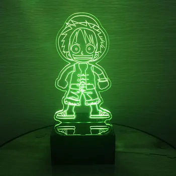 One Piece Action Figure Luffy 3D Led Table Night Light Colorful Acrylic USB LED Lighting LED Lamp Creative Action Figure Toy
One Piece Action Figure Luffy 3D Led Table Night Light Colorful Acrylic USB LED Lighting LED Lamp Creative Action Figure Toy