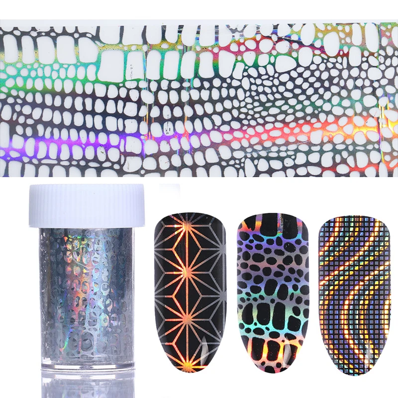 4*100cm/Roll Holographic Nail Foil Irregular Grid Waves Starry Paper Transfer Sticker Manicure Nail Art Decoration For Nail
4*100cm/Roll Holographic Nail Foil Irregular Grid Waves Starry Paper Transfer Sticker Manicure Nail Art Decoration For Nail