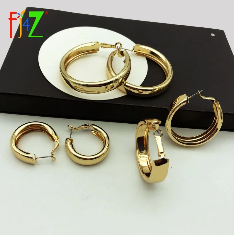 F.J4Z Hot Gold Silver Color Thick Circle Hoop Earrings for Women Simple Metal Concave Groove Round Earrings Minimalist Jewelry
F.J4Z Hot Gold Silver Color Thick Circle Hoop Earrings for Women Simple Metal Concave Groove Round Earrings Minimalist Jewelry