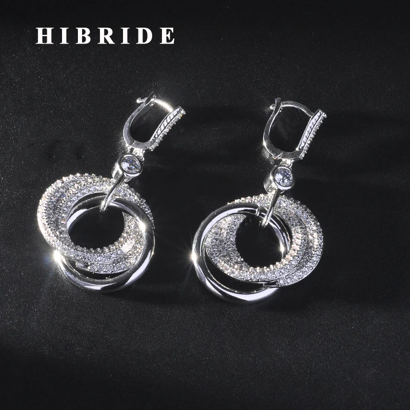 HIBRIDE Fashion Design Brilliant Unique Women Bridal Dangle Drop Earrings Accessories Brincos Jewelry Party Gifts E-935
HIBRIDE Fashion Design Brilliant Unique Women Bridal Dangle Drop Earrings Accessories Brincos Jewelry Party Gifts E-935
