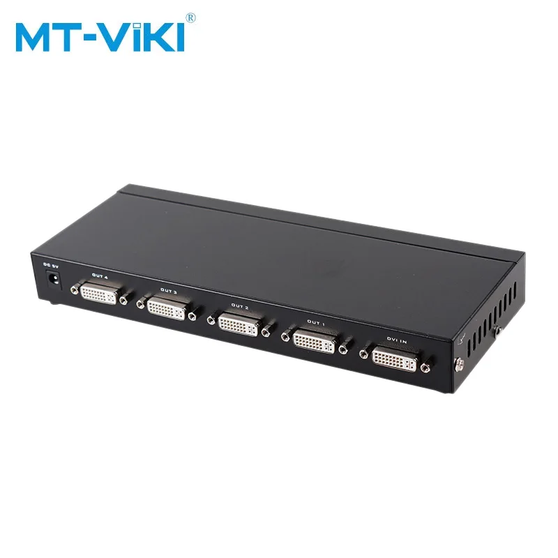 MT-VIKI 4 Port DVI Splitter Verteiler Video-Sharing 1 eingang 4 ausgang mehrere LCD monitor Synchron Display MT-DV4H
MT-VIKI 4 Port DVI Splitter Verteiler Video-Sharing 1 eingang 4 ausgang mehrere LCD monitor Synchron Display MT-DV4H