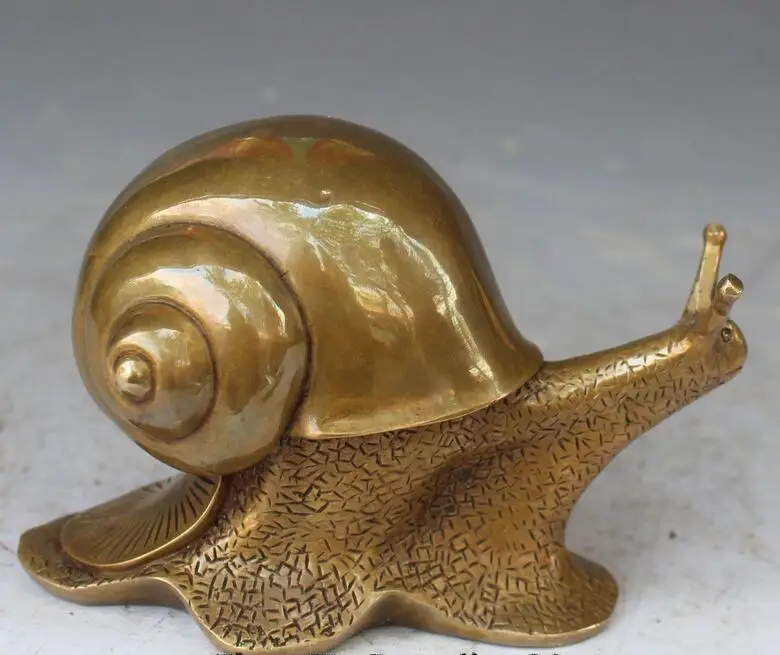 free 5" Folk Chinese Feng shui Bronze Wealth Snail Snails Animal Turbo Helix Statue fast
free 5" Folk Chinese Feng shui Bronze Wealth Snail Snails Animal Turbo Helix Statue fast