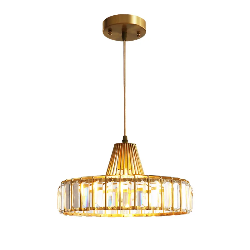 copper small E27 diameter 35CM crystal lighting dining room lamp pendant light bedroom lamp creative living room bar
copper small E27 diameter 35CM crystal lighting dining room lamp pendant light bedroom lamp creative living room bar