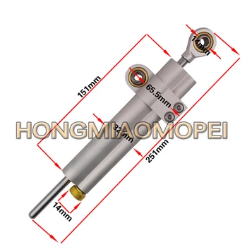 Motorcycle Steering Damper Stabilizer Universal Adjustable , Motor Steer Parts & Accessories, Top Quality silver color
Motorcycle Steering Damper Stabilizer Universal Adjustable , Motor Steer Parts & Accessories, Top Quality silver color