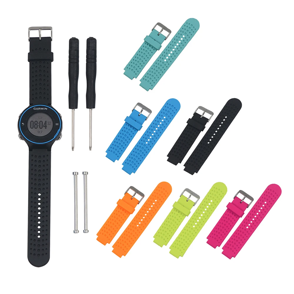 Silicone Replacement Belt Wrist Band Watch Strap for Garmin Forerunner 220 230 235 630 620 735 Approach S20 S5 S6 Smart Watche
Silicone Replacement Belt Wrist Band Watch Strap for Garmin Forerunner 220 230 235 630 620 735 Approach S20 S5 S6 Smart Watche