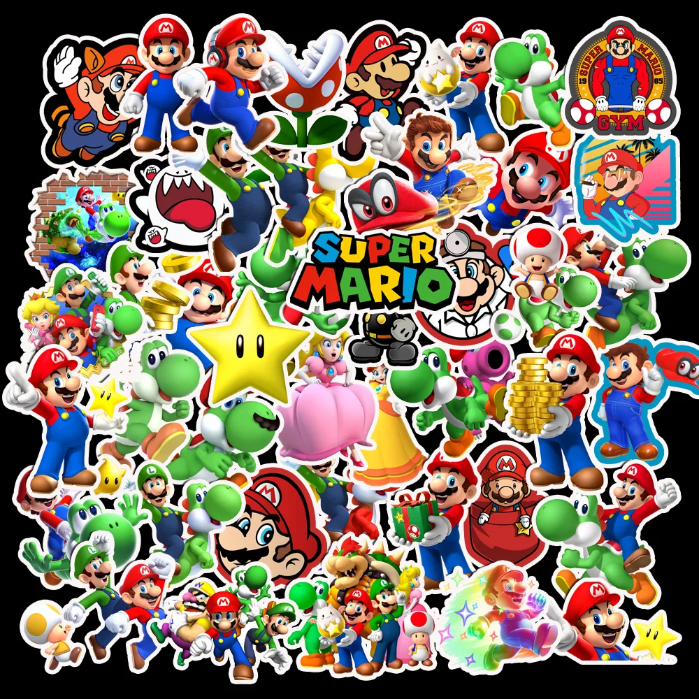 50 PCS Cartoon Super Mario Stickers Toys for Children Game Sticker Decal Decoration to DIY Laptop Skateboard Suitcase Decals
50 PCS Cartoon Super Mario Stickers Toys for Children Game Sticker Decal Decoration to DIY Laptop Skateboard Suitcase Decals