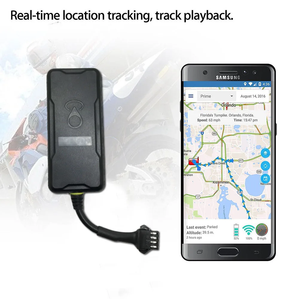 Mini GPS GPRS Tracker ST-901M Vehicle Tracking Device Car Motor GSM Locator Remote Control With Real Time Anti-Theft System APP
Mini GPS GPRS Tracker ST-901M Vehicle Tracking Device Car Motor GSM Locator Remote Control With Real Time Anti-Theft System APP