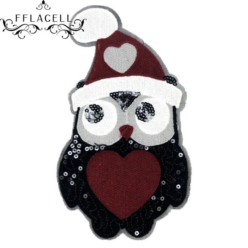 FFLACELL Santa Claus Patches For Clothes Sew On Sequin Applique Badge Applications Motif Embroidery Patches DIY Accessory
FFLACELL Santa Claus Patches For Clothes Sew On Sequin Applique Badge Applications Motif Embroidery Patches DIY Accessory