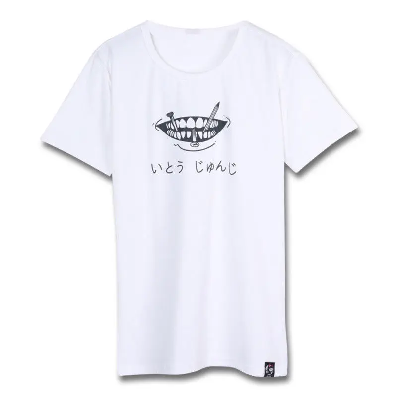 Japan Anime Junji Ito T-Shirt Short Sleeve White Summer Loose Top Blouse Brand New 2019 Summer Men Short Sleeve Casual T Shirt
Japan Anime Junji Ito T-Shirt Short Sleeve White Summer Loose Top Blouse Brand New 2019 Summer Men Short Sleeve Casual T Shirt