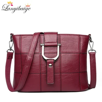 LANYIBAIGE 2018 Women Vintage Messenger Bags Selling Woman Leather Shoulder Bag Luxury Handbags Designer Brand Women Bags Sac
LANYIBAIGE 2018 Women Vintage Messenger Bags Selling Woman Leather Shoulder Bag Luxury Handbags Designer Brand Women Bags Sac
