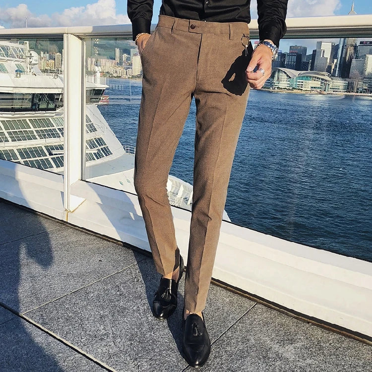 Dress Pants Mens Khaki Pants Autumn Man 2018 Winter Suit Pants Pantalones Hombre Mens Trousers Formal Office Trousers Slim Fit
Dress Pants Mens Khaki Pants Autumn Man 2018 Winter Suit Pants Pantalones Hombre Mens Trousers Formal Office Trousers Slim Fit
