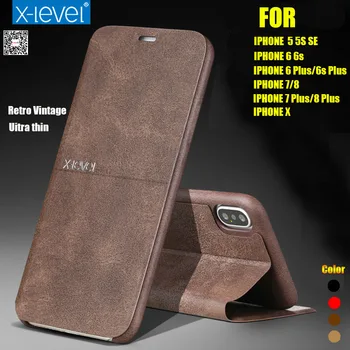 X-Level Extreme Flip Leather Case For iPhone X XR XS Max Retro Vintage Book Wallet Cover For iPhone 11 7 Plus 8 Plus 6S Plus 5s
X-Level Extreme Flip Leather Case For iPhone X XR XS Max Retro Vintage Book Wallet Cover For iPhone 11 7 Plus 8 Plus 6S Plus 5s