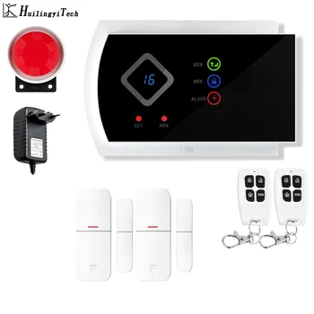 HuilingyiTech Free Shipping Wireless Home Security GSM Alarm System Intercom Remote Control Autodial Siren Sensor Kit
HuilingyiTech Free Shipping Wireless Home Security GSM Alarm System Intercom Remote Control Autodial Siren Sensor Kit