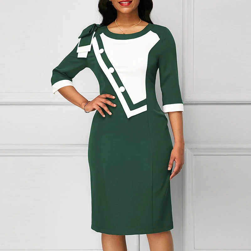 Hot 2019 Summer Work Office Dress Half Sleeve O-Neck Elegant Ladies Bodycon Bandage Slim Party Dresses Vestidos Plus Size
Hot 2019 Summer Work Office Dress Half Sleeve O-Neck Elegant Ladies Bodycon Bandage Slim Party Dresses Vestidos Plus Size