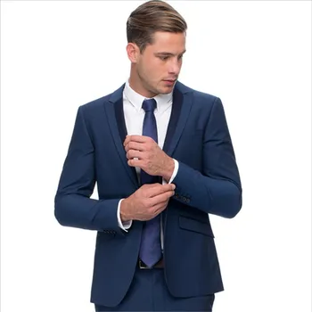2020 New Custom Made Handsome Peaked Lapel Tuxedos Back Vent Wool Blond Blue Groom Tuxedos Two-Piece Suit Cool(Jacket+Pants+Tie)
2020 New Custom Made Handsome Peaked Lapel Tuxedos Back Vent Wool Blond Blue Groom Tuxedos Two-Piece Suit Cool(Jacket+Pants+Tie)