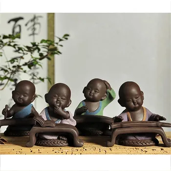 

Authentic Yixing Purple Clay Tea Pet Household Tea Ceremony Vintage Decoration Crafts Handmade Raw Ore Zisha Auspicious Statues