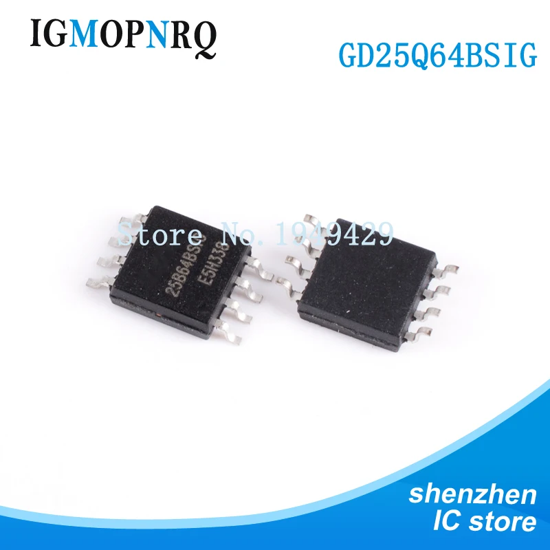Free shippin 10pcs/lot 25Q64BSIG 64M memory chip flash memory chips GD25Q64BSIG SMD SOP-8 original authentic
Free shippin 10pcs/lot 25Q64BSIG 64M memory chip flash memory chips GD25Q64BSIG SMD SOP-8 original authentic