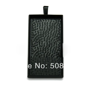 Free Ship!!! 30pcs Black Color Rectangle Blank Pendant Trays / Bezels 24x48mm / glass pendant setting
Free Ship!!! 30pcs Black Color Rectangle Blank Pendant Trays / Bezels 24x48mm / glass pendant setting