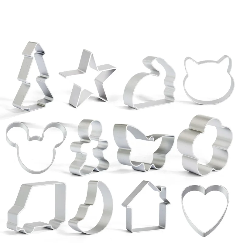 Cookie Mold Cookie Cutter Aluminum Three-dimensional 27 Shape Mickey Mouse Gingerbread Man cake decorating tools
Cookie Mold Cookie Cutter Aluminum Three-dimensional 27 Shape Mickey Mouse Gingerbread Man cake decorating tools