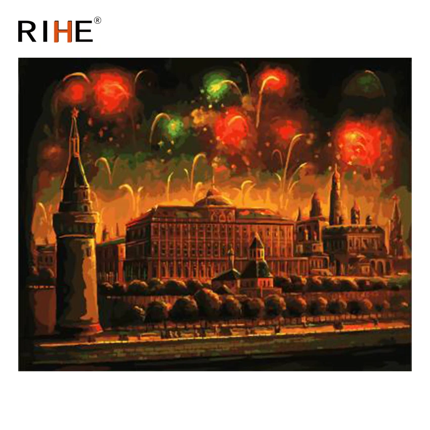 RIHE Night Palace Diy Painting By Numbers Abstract Fireworks Oil Painting On Canvas Cuadros Decoracion Acrylic Wall Picture 2018
RIHE Night Palace Diy Painting By Numbers Abstract Fireworks Oil Painting On Canvas Cuadros Decoracion Acrylic Wall Picture 2018