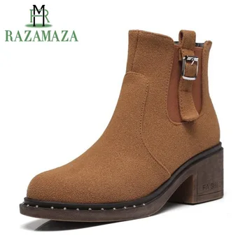 ZALAVOR New Women Ankle Boots Buckle Elastic Band Winter Keep Warm Women'S Shoes String Bead High Heels Fur Boots Size 32-43
ZALAVOR New Women Ankle Boots Buckle Elastic Band Winter Keep Warm Women'S Shoes String Bead High Heels Fur Boots Size 32-43