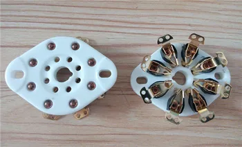 3pcs ceramic tube socket GZC8-NS-G gold plated plastic electronic tube holder outlet for EL34 6550 KT88 6SN7 274B tube
3pcs ceramic tube socket GZC8-NS-G gold plated plastic electronic tube holder outlet for EL34 6550 KT88 6SN7 274B tube