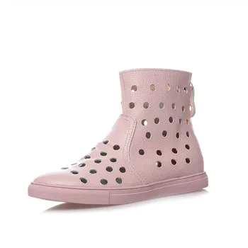 CuddlyIIPanda New Genuine Leather Women Summer Cool Boots With Holes Breathable Ankle Boots Super Soft Handmade Hollow Sneakers
CuddlyIIPanda New Genuine Leather Women Summer Cool Boots With Holes Breathable Ankle Boots Super Soft Handmade Hollow Sneakers