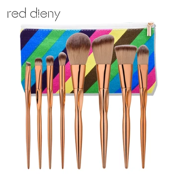 8PCS Purple Gold Makeup Brush Set Hot Foundation Powder Blush Colorful Makeup Brushes Kits Bag Make Up Brushes Maquiagem kits
8PCS Purple Gold Makeup Brush Set Hot Foundation Powder Blush Colorful Makeup Brushes Kits Bag Make Up Brushes Maquiagem kits