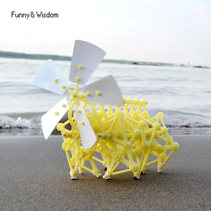 montessori Puzzle Walking DIY Strandbeest Assembly Powerful Model Wind Powered Walker Kits Robot Toys Children Gifts
montessori Puzzle Walking DIY Strandbeest Assembly Powerful Model Wind Powered Walker Kits Robot Toys Children Gifts