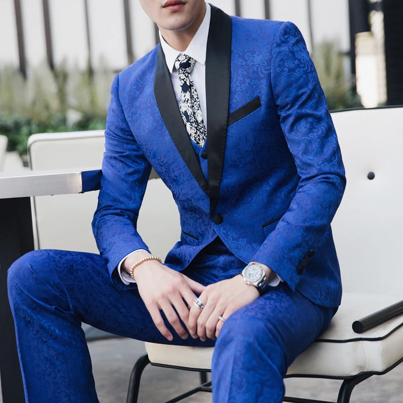 Top Selling Men Suits For Wedding 3Pieces(Jacket+Pant+Vest+Tie) Latest Design Terno Masculino Groom Custom Made Fashion Blazer 
Top Selling Men Suits For Wedding 3Pieces(Jacket+Pant+Vest+Tie) Latest Design Terno Masculino Groom Custom Made Fashion Blazer