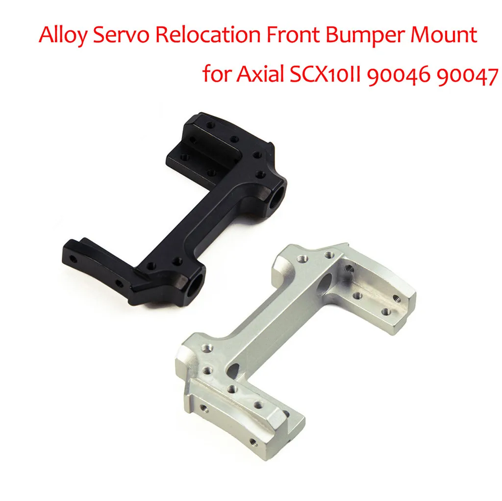 Alloy Servo Relocation Front Bumper Mount for 1/10 RC Axial SCX10 II Axial SCX10 II AX90047 AX90046 children toys RC Car Parts
Alloy Servo Relocation Front Bumper Mount for 1/10 RC Axial SCX10 II Axial SCX10 II AX90047 AX90046 children toys RC Car Parts