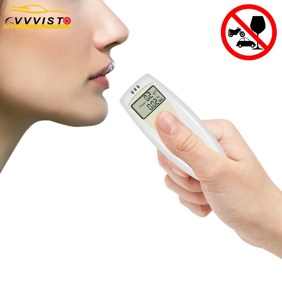 VVVIST Professional Digital Police Breath Alcohol Tester Breathalyzer LCD Display LCD Display Breath Analyzer Alcohol Tester
VVVIST Professional Digital Police Breath Alcohol Tester Breathalyzer LCD Display LCD Display Breath Analyzer Alcohol Tester