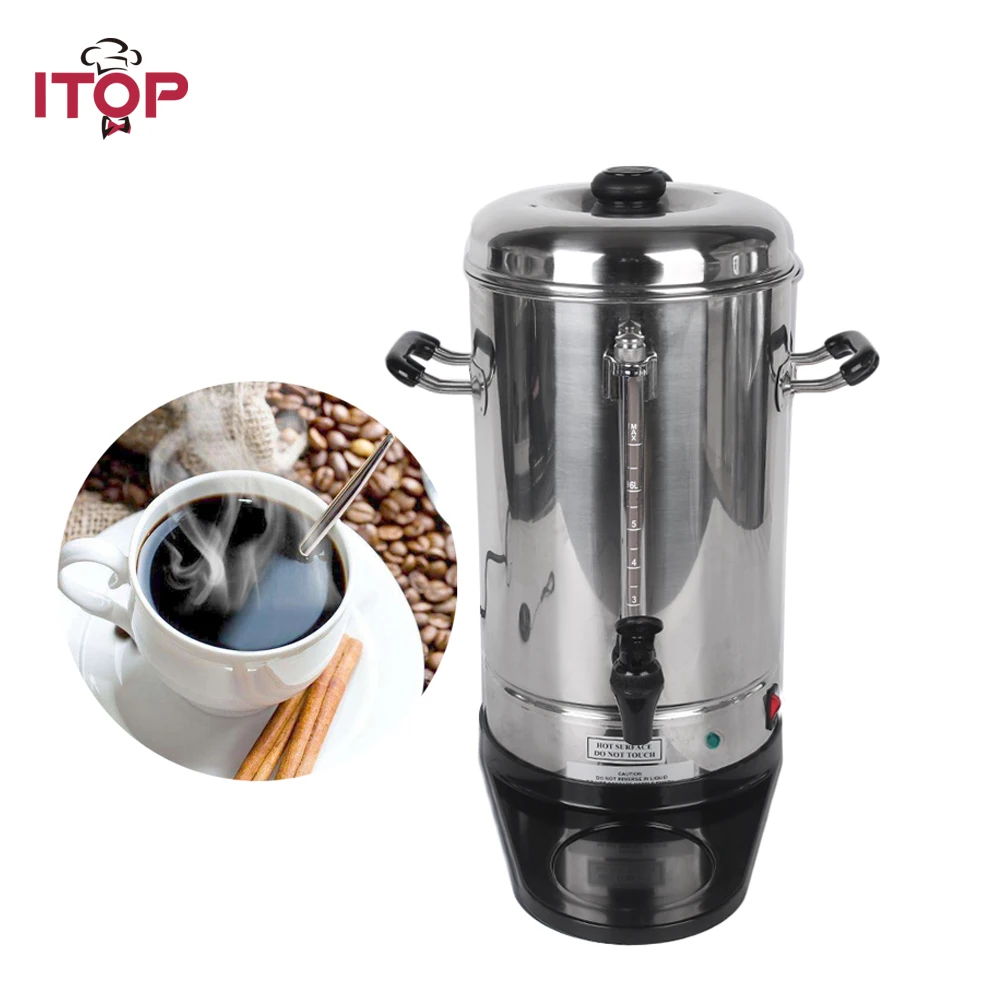 ITOP 6L Stainless Steel Coffee Maker Filter Commercial Espresso Coffee Processors EU/US Plug
ITOP 6L Stainless Steel Coffee Maker Filter Commercial Espresso Coffee Processors EU/US Plug