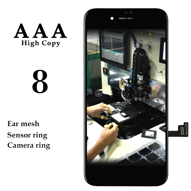 5pcs For iPhone 8 LCD Display No Dead Pixel Touch Screen Panel With 3D Touch 4.7 Inch Black White Pantalla Digitizer Assembly
5pcs For iPhone 8 LCD Display No Dead Pixel Touch Screen Panel With 3D Touch 4.7 Inch Black White Pantalla Digitizer Assembly