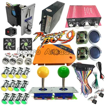 DIY full kit with Pandora box 9 PCB 1500 in 1 LED chrome button zippy joystick jamma harness HDMI VGA for Arcade game machine
DIY full kit with Pandora box 9 PCB 1500 in 1 LED chrome button zippy joystick jamma harness HDMI VGA for Arcade game machine