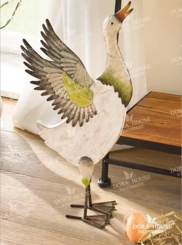 Free shipping, high-61cm, Garden Decoration Large Decoration White Swan Large White Goose Iron Making Old. Balcony Deco
Free shipping, high-61cm, Garden Decoration Large Decoration White Swan Large White Goose Iron Making Old. Balcony Deco
