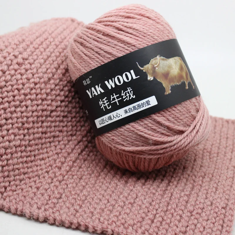 Worsted Middle Thick Thread Blended Soft Baby Wool Yarn Yak Cashmere for Hand Knitting by 3.5 mm Crochet Needle 100g/ball JB001
Worsted Middle Thick Thread Blended Soft Baby Wool Yarn Yak Cashmere for Hand Knitting by 3.5 mm Crochet Needle 100g/ball JB001