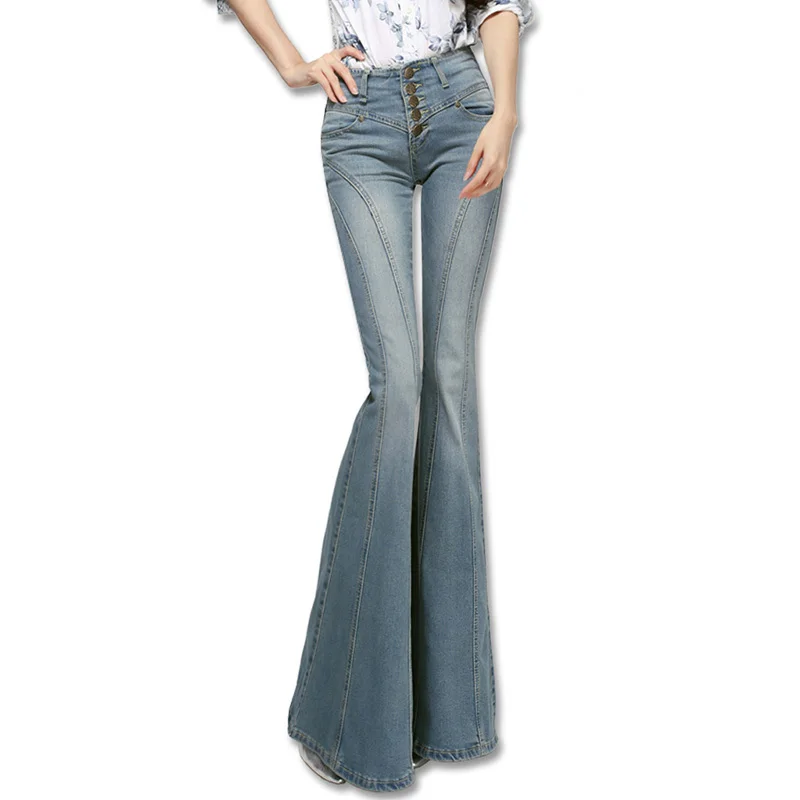 2017 Fashion high waist Women Jeans Stretch Skinny jeans Female High Quality Slim Flare Pants Blue Denim Ladies Pants E498
2017 Fashion high waist Women Jeans Stretch Skinny jeans Female High Quality Slim Flare Pants Blue Denim Ladies Pants E498
