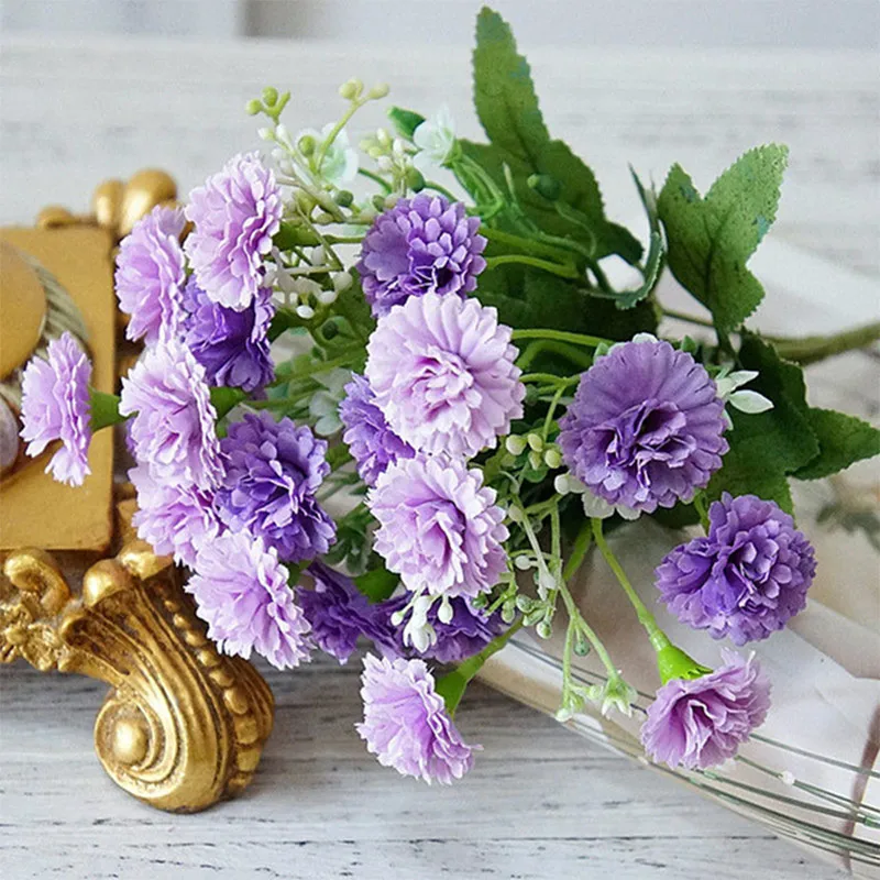 20 Heads Artificial Lilac Flowers For Home Garden Decoration Accessories Wedding Decor Table Fake Flowers Flores Artificiales
20 Heads Artificial Lilac Flowers For Home Garden Decoration Accessories Wedding Decor Table Fake Flowers Flores Artificiales
