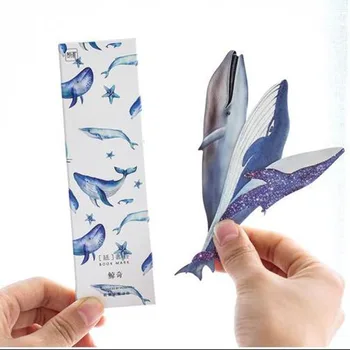 30 Pcs/Box Whale Fish Paper Bookmark Stationery Bookmarks Book Holder Message Card School Supplies Papelaria
30 Pcs/Box Whale Fish Paper Bookmark Stationery Bookmarks Book Holder Message Card School Supplies Papelaria