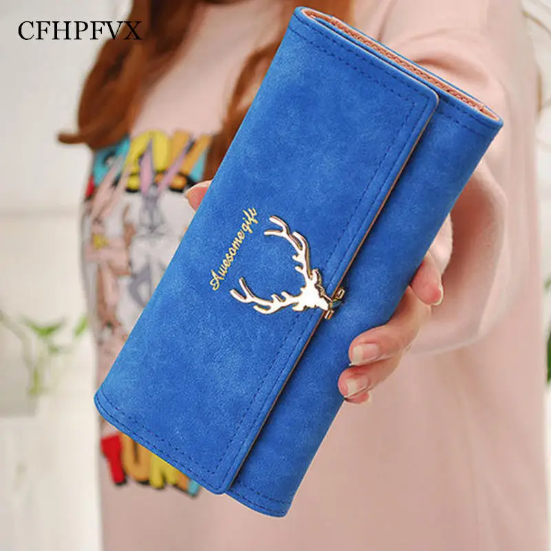 Fashion Leather Wallets and Purses Women Antlers Hollow Out Long Wallet Phone Bag Card Holder Coin Pocket Purses Money Bags E015
Fashion Leather Wallets and Purses Women Antlers Hollow Out Long Wallet Phone Bag Card Holder Coin Pocket Purses Money Bags E015
