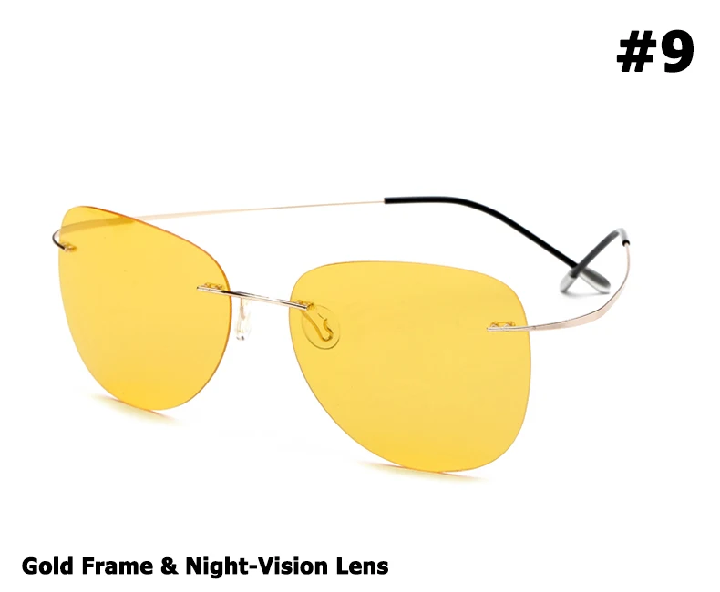 JackJad New Fashion Men Driving Ultralight Titanium Polarized Sunglasses Brand Design Rimless Aviation Sun Glasses Oculos De Sol Sadoun.com