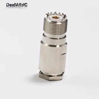 1pc New UHF Female Jack Connector With For RG8,RG213,LMR400 Straight Nickelplated Wholesale
1pc New UHF Female Jack Connector With For RG8,RG213,LMR400 Straight Nickelplated Wholesale