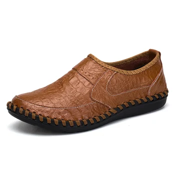 Leather Men Casual Shoes Comfortable Slip on Man Fashion Designer Flat Walking Shoes Blue Green Male Shoes Leather Moccasins
Leather Men Casual Shoes Comfortable Slip on Man Fashion Designer Flat Walking Shoes Blue Green Male Shoes Leather Moccasins