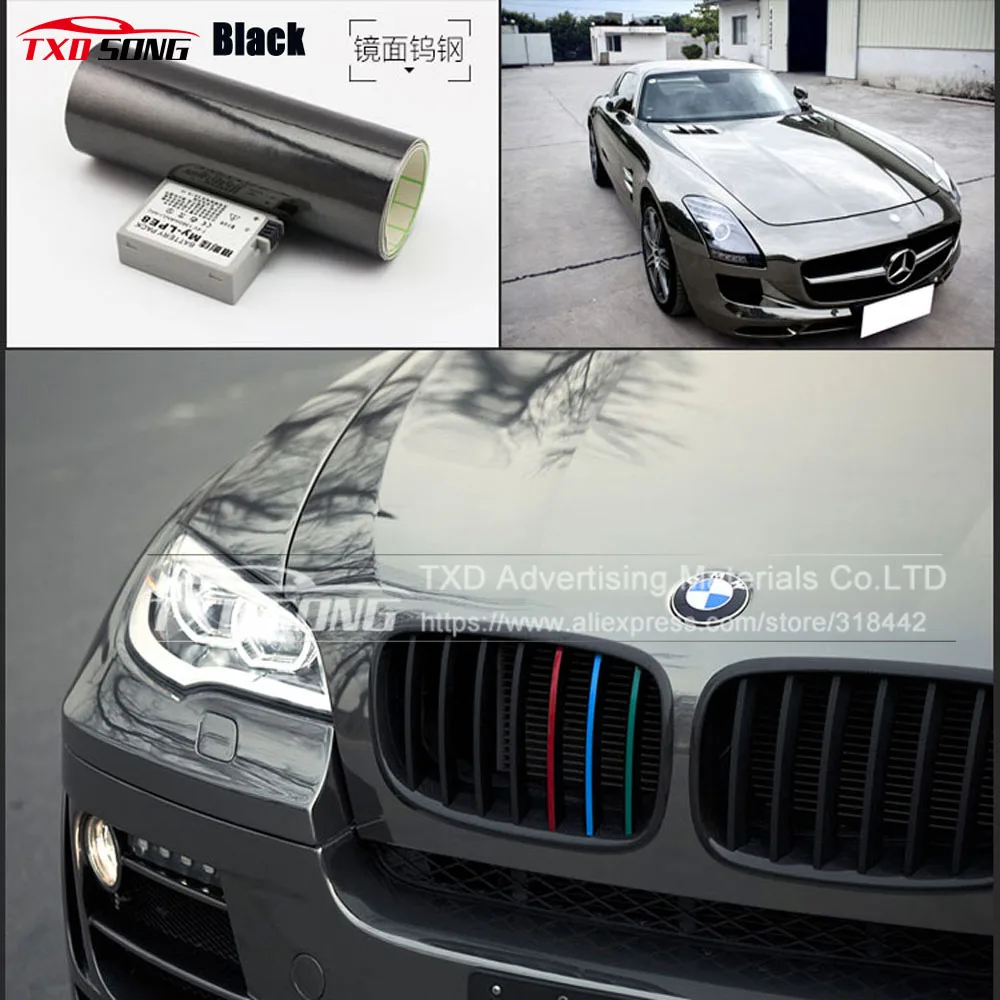 Premium Quality black chrome Mirror car vinyl film with Air free bubbles Black mirror vinyl sticker by free shipping
Premium Quality black chrome Mirror car vinyl film with Air free bubbles Black mirror vinyl sticker by free shipping